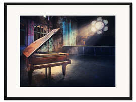 Gerahmter Kunstdruck Bühne frei