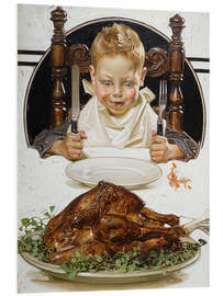 Tableau en PVC Ready for Thanksgiving Feast - Joseph Christian Leyendecker