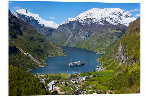 Galleriprint Sommer i Geiranger