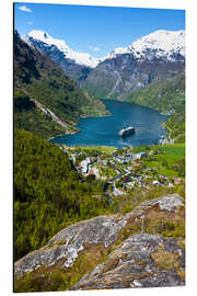 Aluminium print Norway Idyll