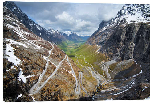 Leinwandbild Trollstigen