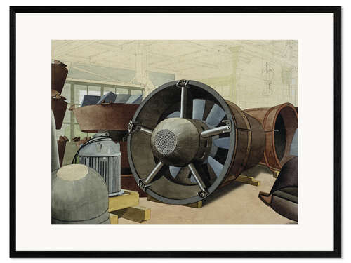 Stampa artistica con cornice Turbina