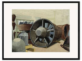 Stampa artistica con cornice Turbina