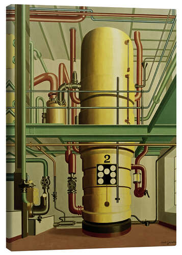 Canvas print The yellow kettle