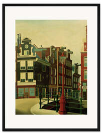 Gerahmter Kunstdruck Amsterdam, Singelgracht