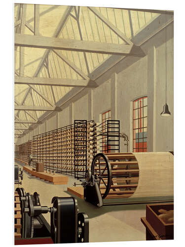 Bilde på skumplate Preparation hall (weaving)