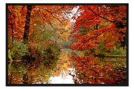 Gerahmter Kunstdruck Herbst