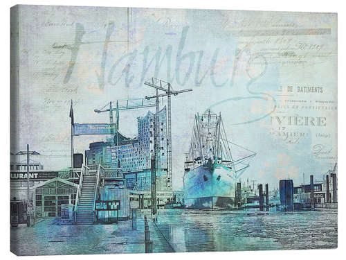 Canvas print Hamburg