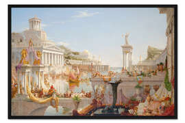 Gerahmter Kunstdruck Der Weg des Imperiums (Die Vollendung des Reichs)