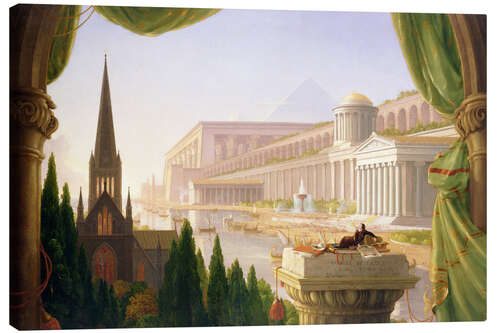 Canvas print De droom van de architect