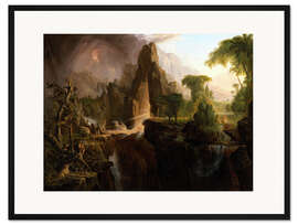 Gerahmter Kunstdruck Vertreibung aus dem Garten Eden