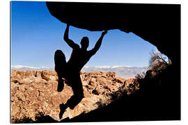 Galleriprint Silhouette of a Rock Climber