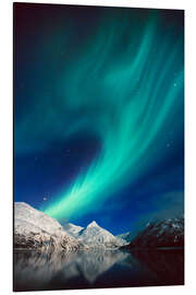 Magnettafel Nordlichter am Portage Lake