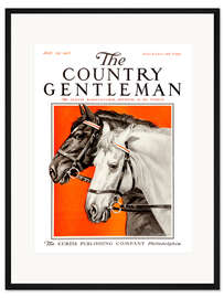 Gerahmter Kunstdruck Country Gentleman (Pferde)