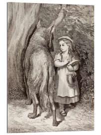 Gallery print Scene From Little Red Riding Hood By Charles Perrault