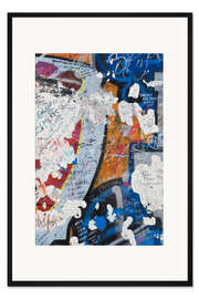 Gerahmter Kunstdruck Deutschland, Berliner Mauer