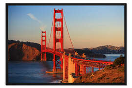 Gerahmter Kunstdruck Golden Gate Bridge