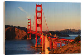 Stampa su legno Golden Gate Bridge