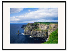 Gerahmter Kunstdruck Klippen von Moher