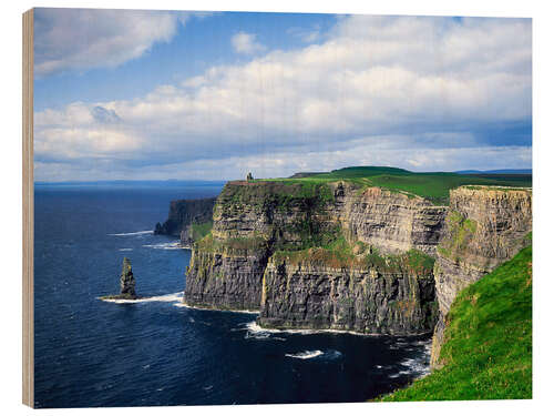 Holzbild Klippen von Moher