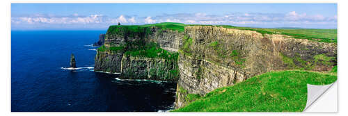 Selvklebende plakat Cliffs of Moher