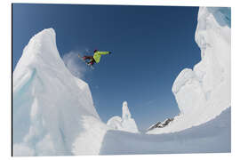 Magnettafel Extrem-Snowboarden