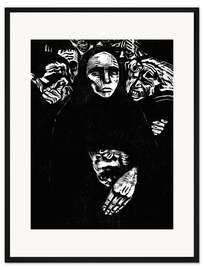 Gerahmter Kunstdruck Das Volk (Der Krieg)