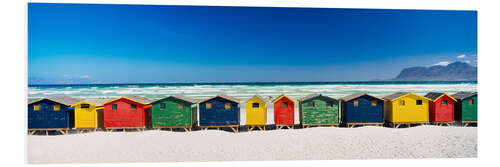 Tableau en PVC Cabanes de plage