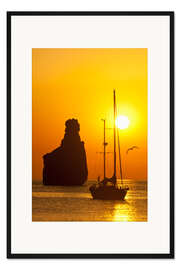 Gerahmter Kunstdruck Ibiza