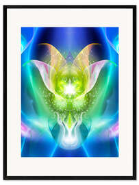 Framed art print DragonPower-Energy - HEALING