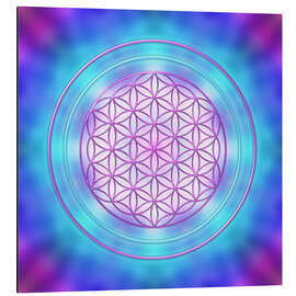 Aluminium print Flower of Life - Intuition