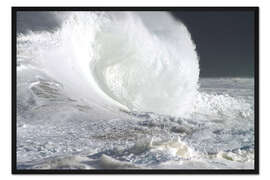 Gerahmter Kunstdruck Brechende Welle