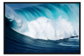 Gerahmter Kunstdruck Brandungen vor Maui