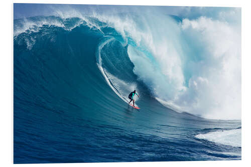 Foam board print Giant Wave at Maui