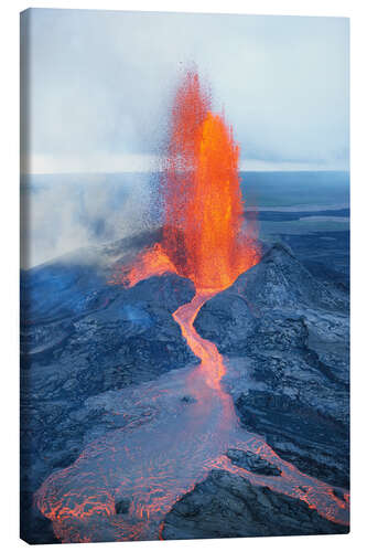 Quadro em tela Lava fountain