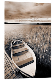 Acrylic print  Boat on Lake Burntstick - Darwin Wiggett
