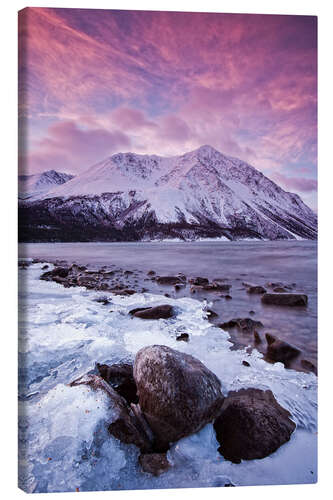 Canvas print Kathleen Lake at sunrise