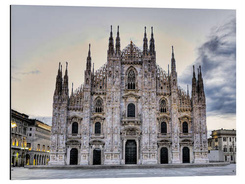 Cuadro de aluminio Piazza del Duomo en Milán