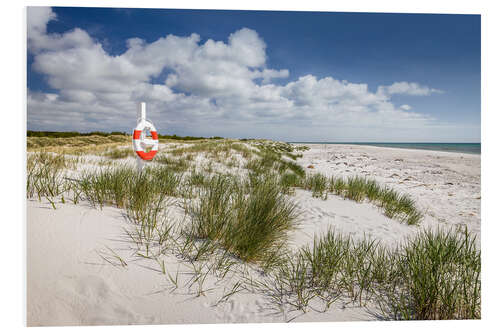 PVC-taulu White beach on Bornholm (Denmark)