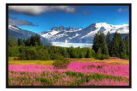 Gerahmter Kunstdruck Mendenhall Gletscher 