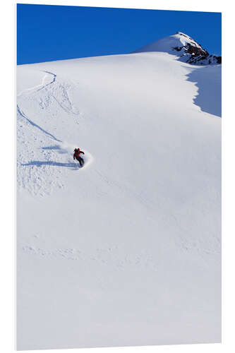 PVC-taulu Snowboarder in the Chugach Mountains