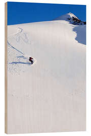 Trebilde Snowboarder in the Chugach Mountains