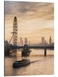 Magnettafel Millenium Wheel mit Big Ben