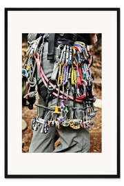 Gerahmter Kunstdruck Kletterausrüstung in den Adirondacks