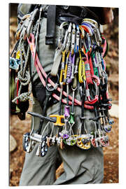 Cuadro de plexi-alu Equipo de escalada en Adirondacks