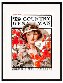 Gerahmter Kunstdruck Cover of Country Gentleman
