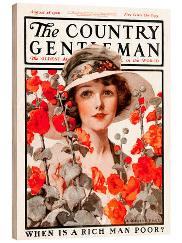 Wood print Cover of Country Gentleman