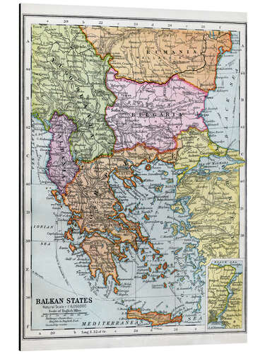 Tableau en aluminium Les États des Balkans dans l'Entre-deux-guerres (anglais)