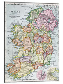 Cuadro de plexi-alu Irish Free State And Northern Ireland