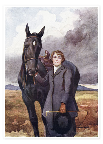 Poster Elle a choisi son cheval